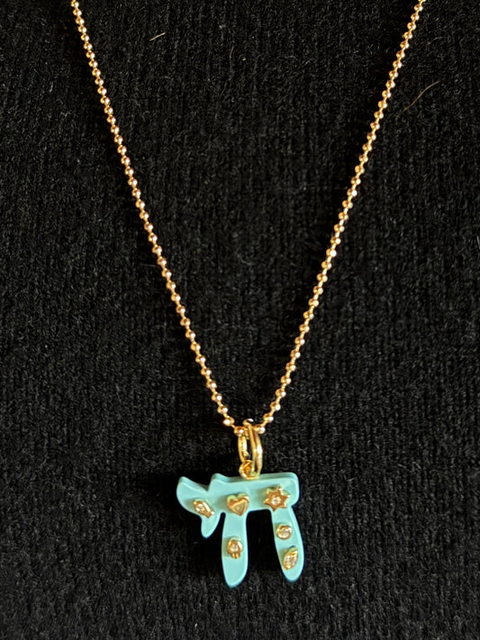 Turquoise Chai Necklace