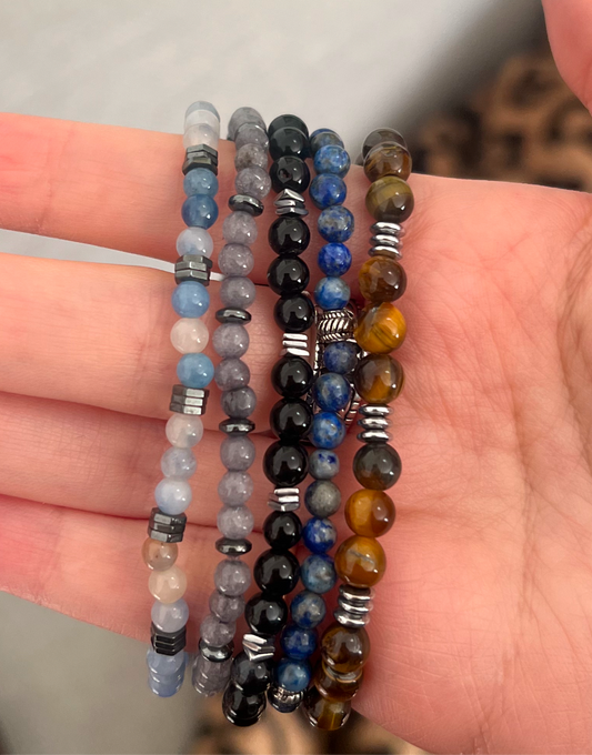 Men’s beaded bracelet