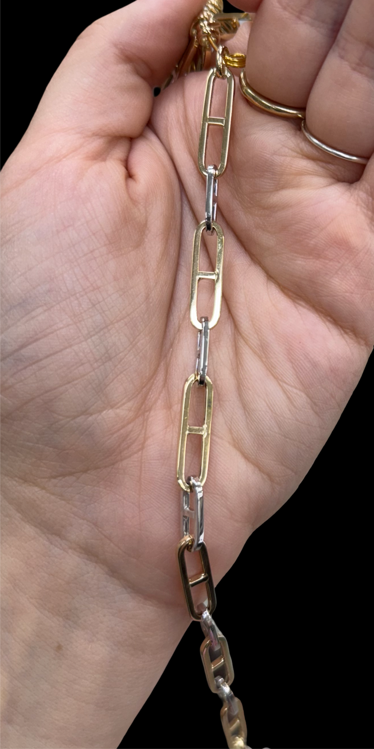 14k Two Tone Bracelet