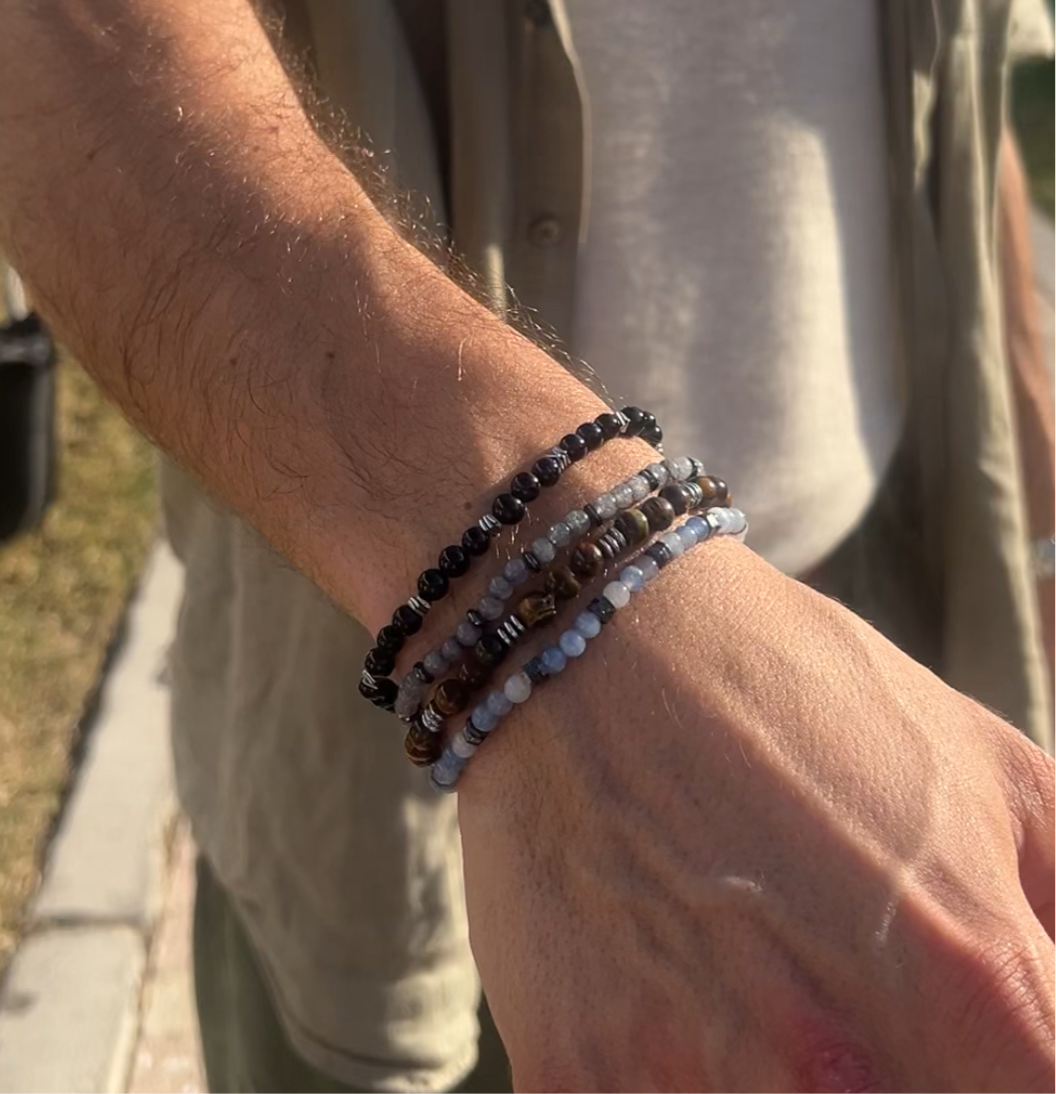 Men’s beaded bracelet