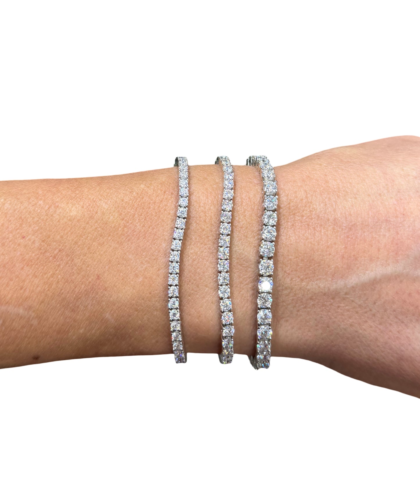 Moissanite Tennis Bracelets 