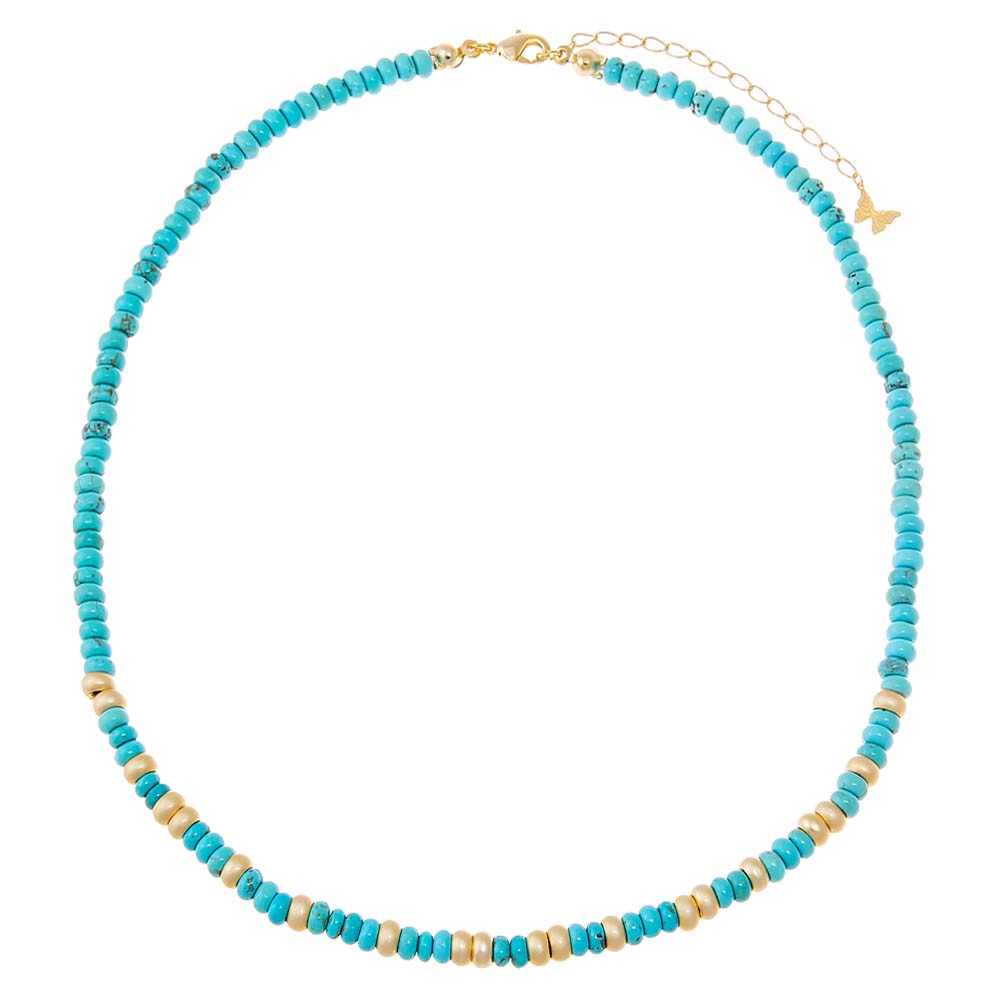 Turq Beaded Necklace
