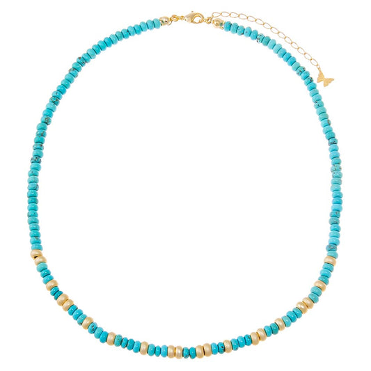 Turq Beaded Necklace
