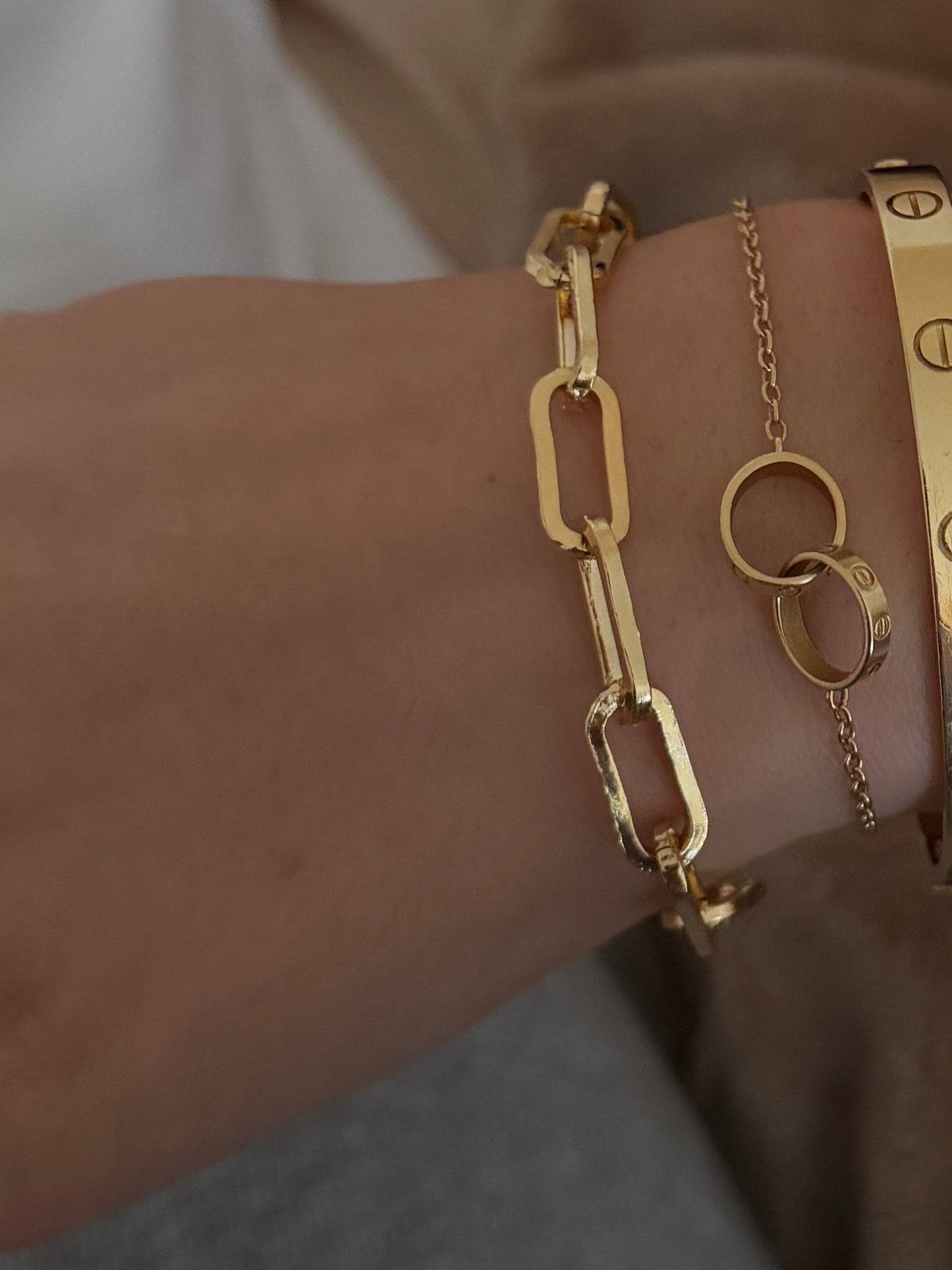 Thick Chain Link Bracelet