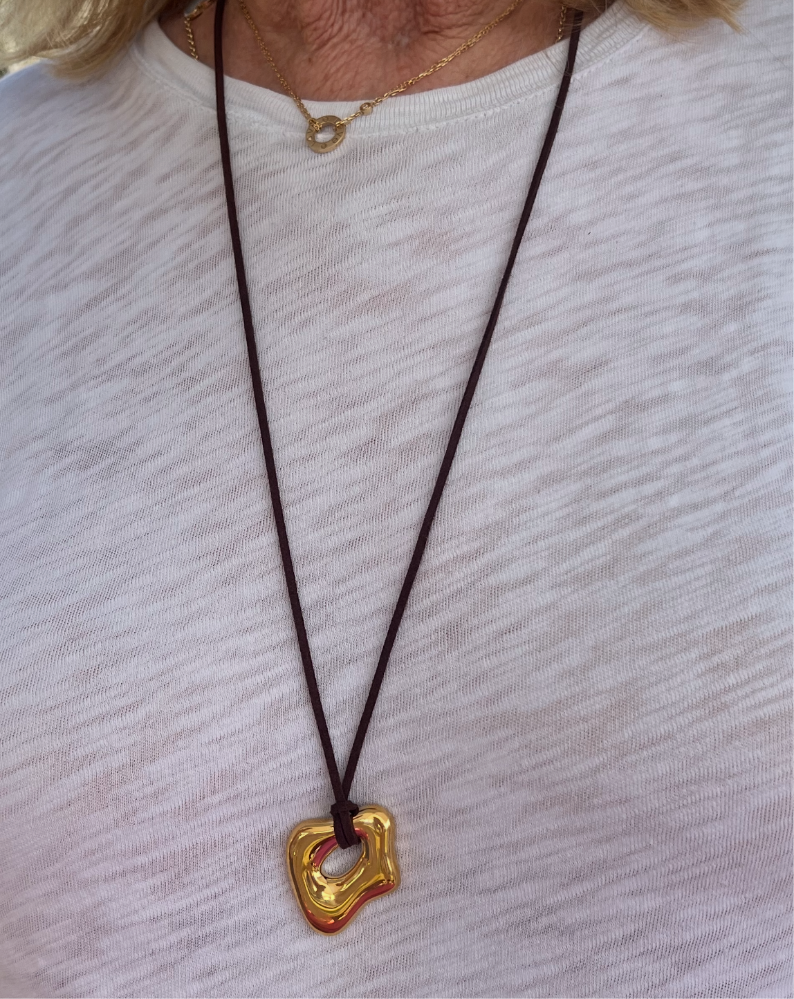 Suede lover necklace