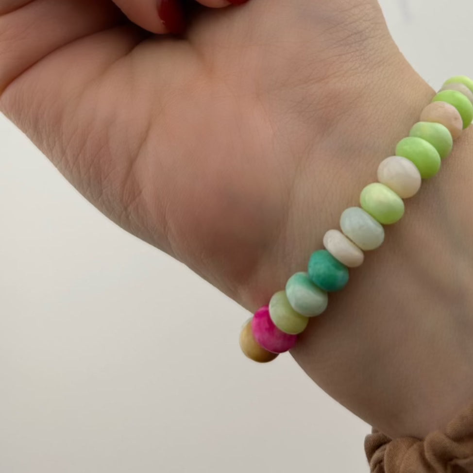 Multi Color Gemstone Bracelet