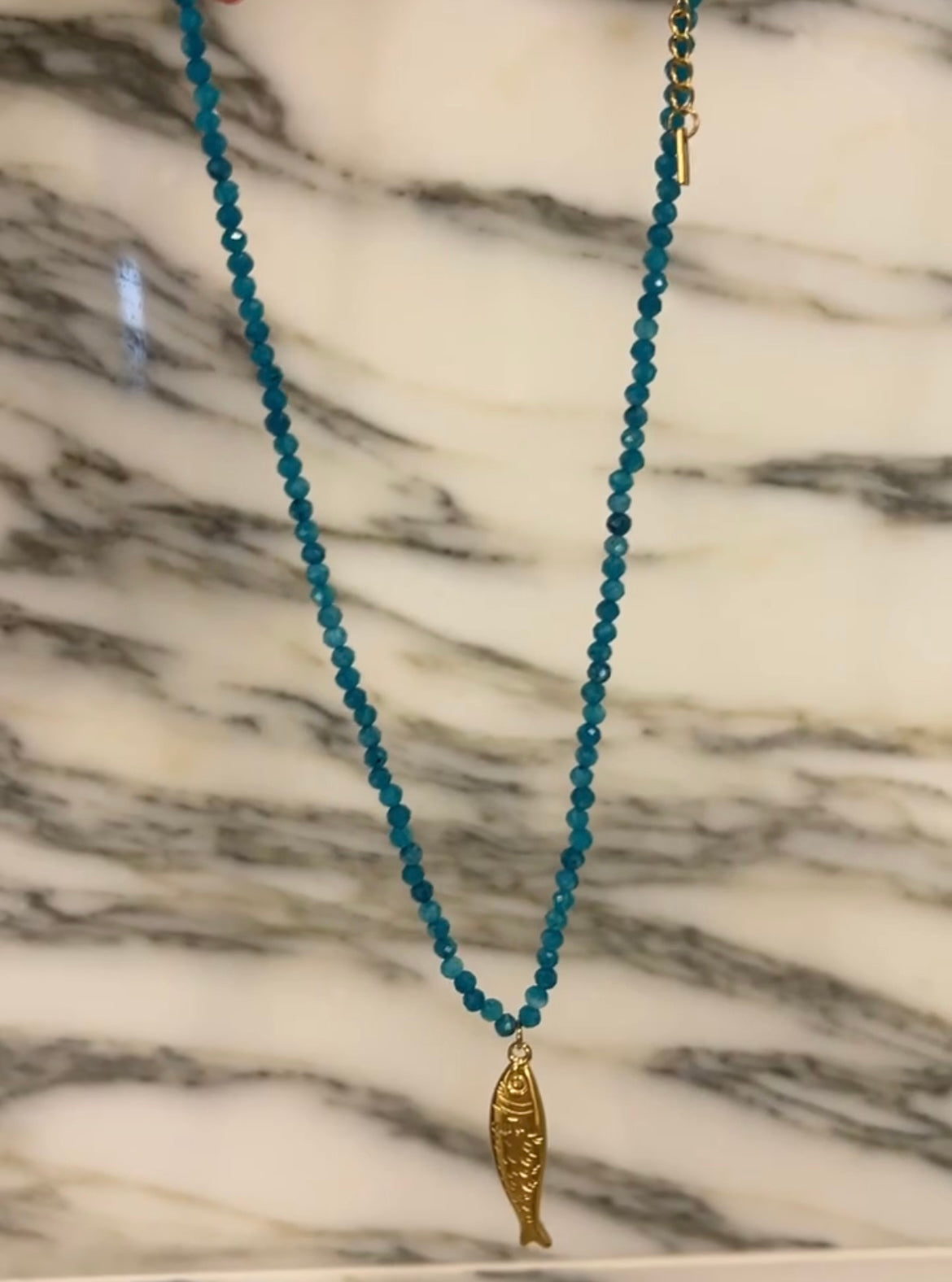 Michael Lucky Fish Necklace