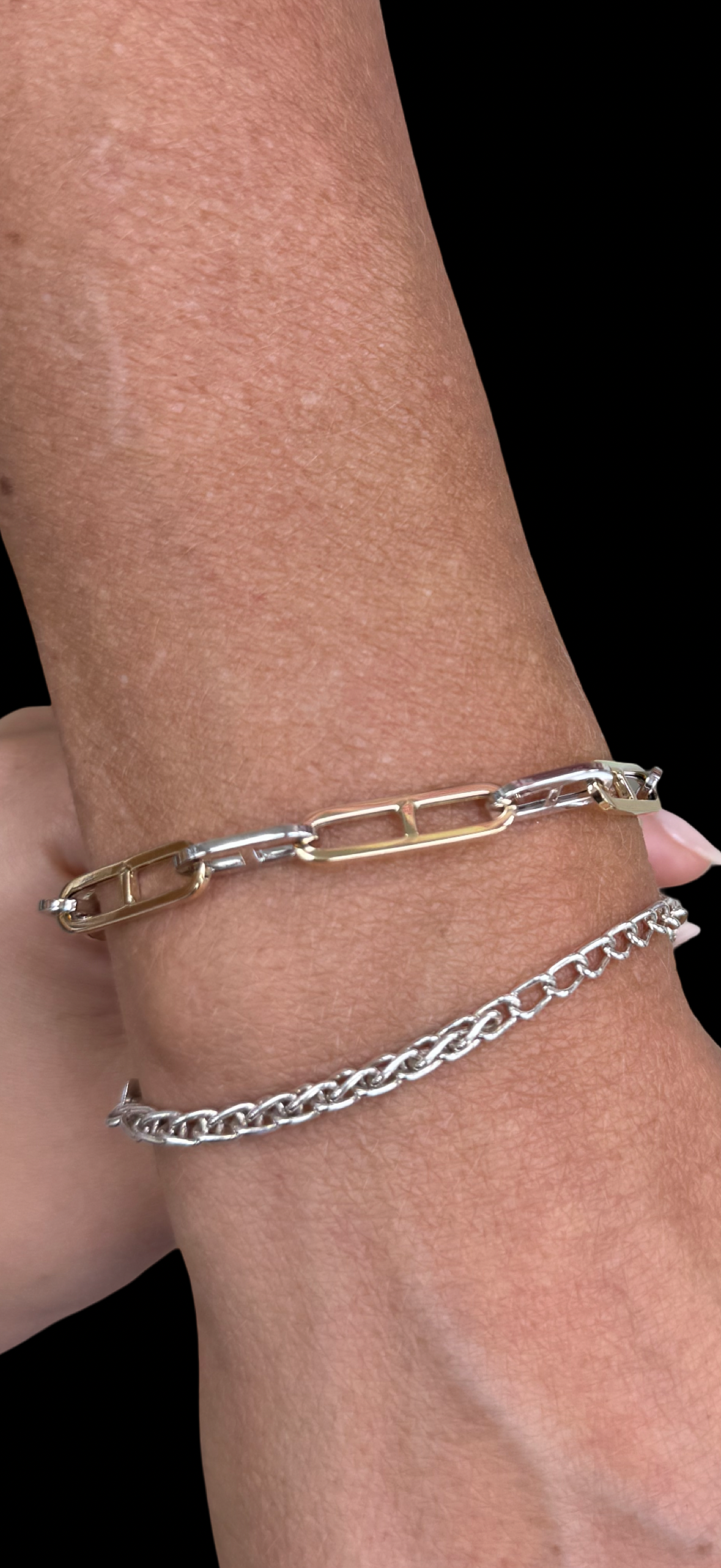 14k Two Tone Bracelet