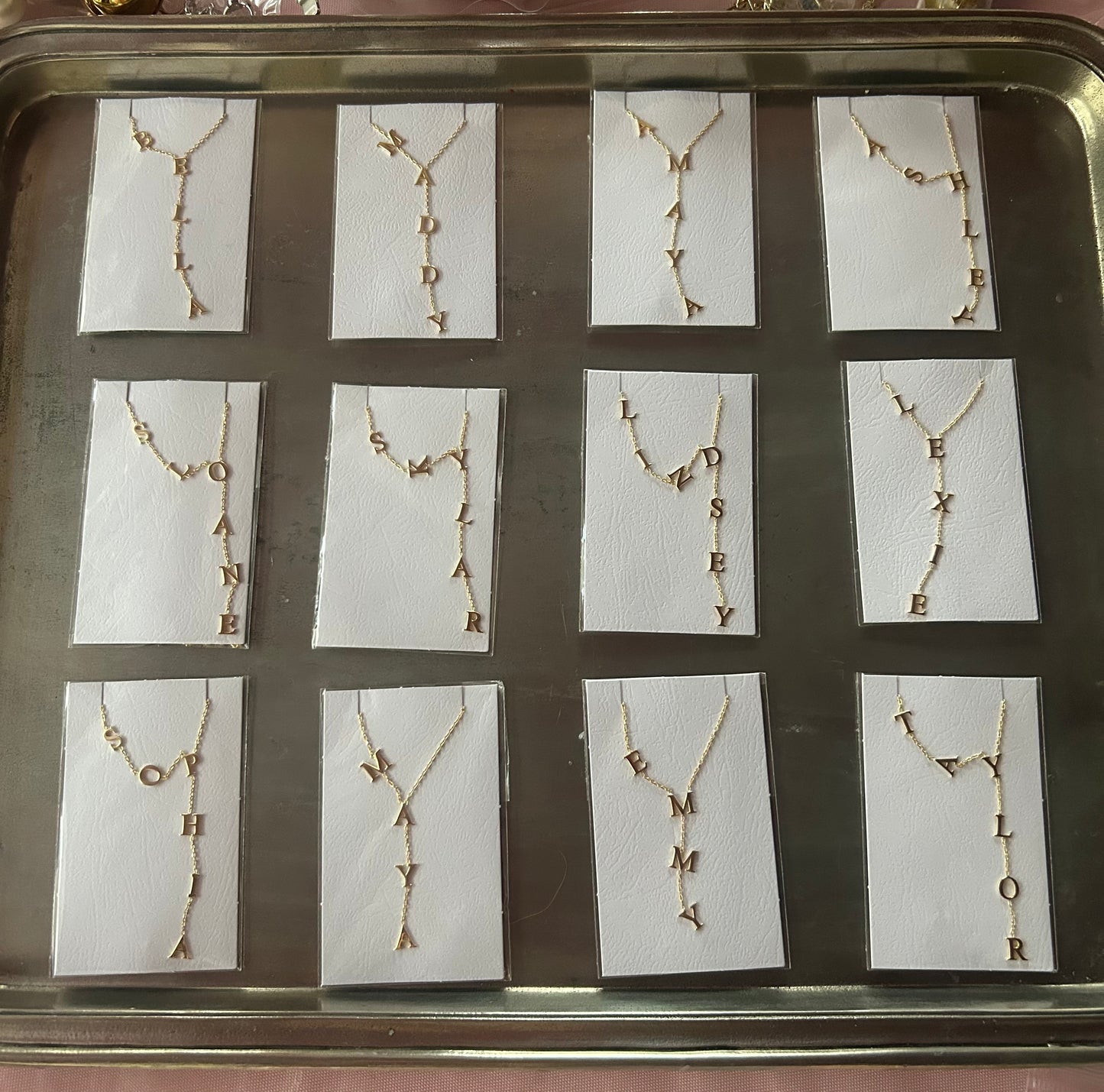Custom Name Plate Necklaces