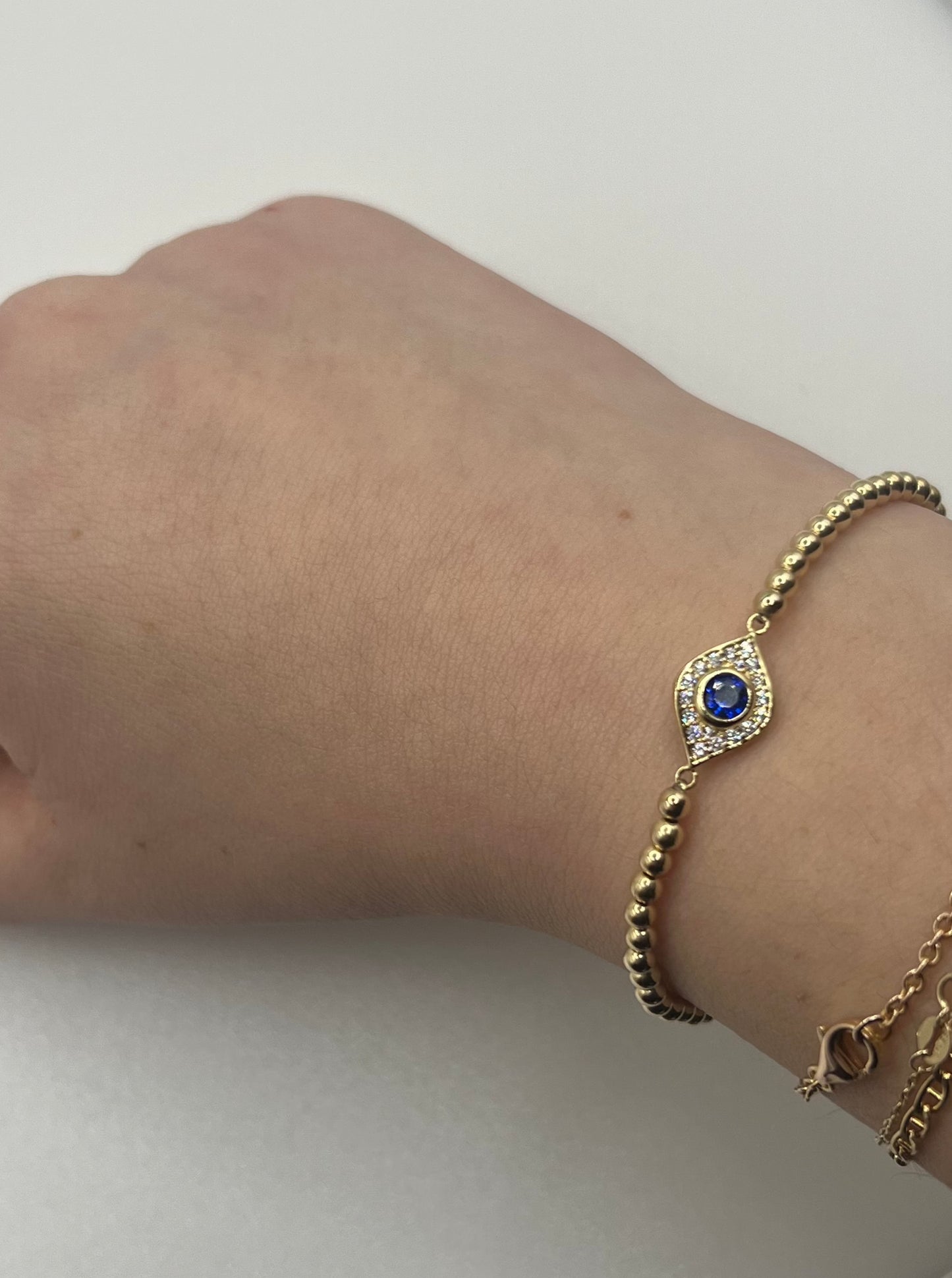 Joyce Gold Filled Evil Eye Bracelet