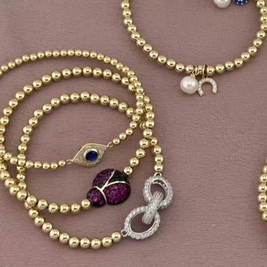 Lady Bug Gold filled Bracelet