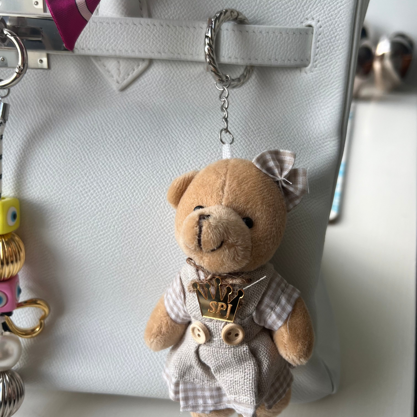 SPJ teddy bag charms