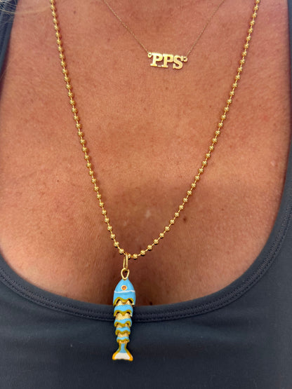 July Fish Necklace