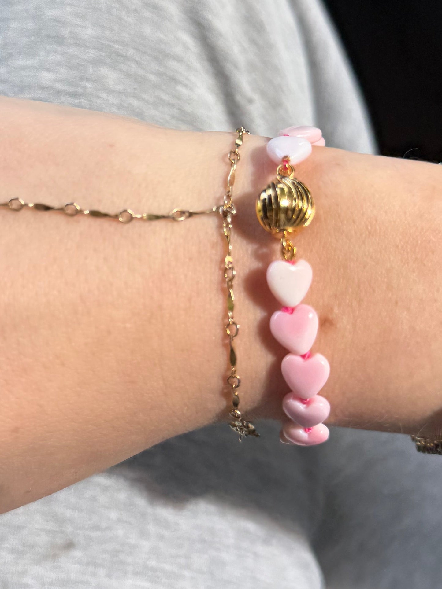 Conch Shell Heart Bracelet