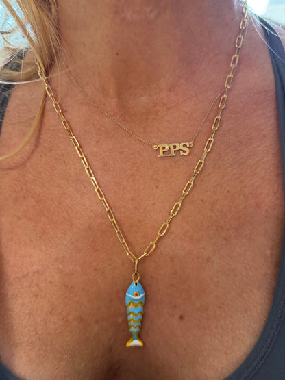 July Fish Necklace