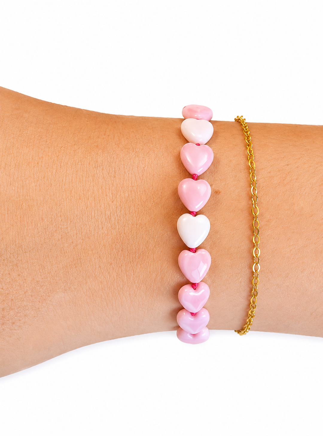 Conch Shell Heart Bracelet