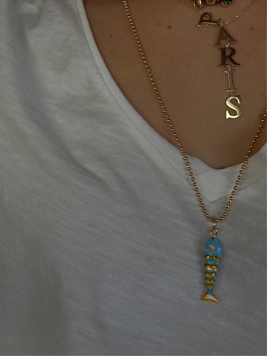 July Fish Necklace