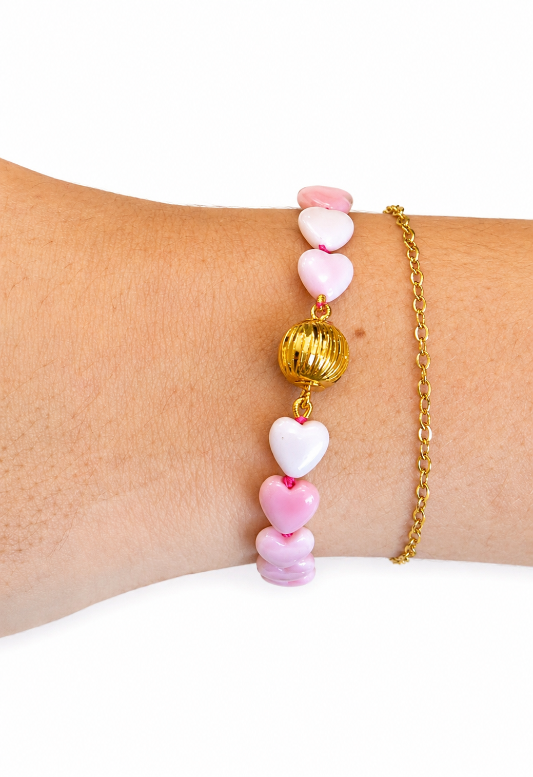 Conch Shell Heart Bracelet