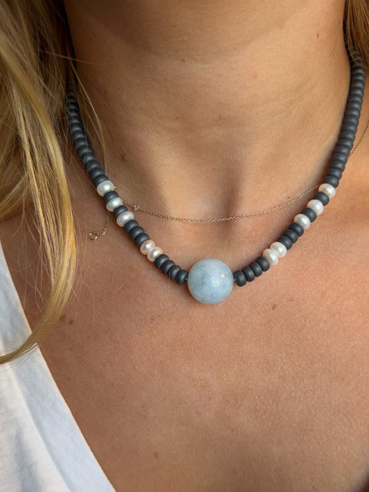 Hematite necklace