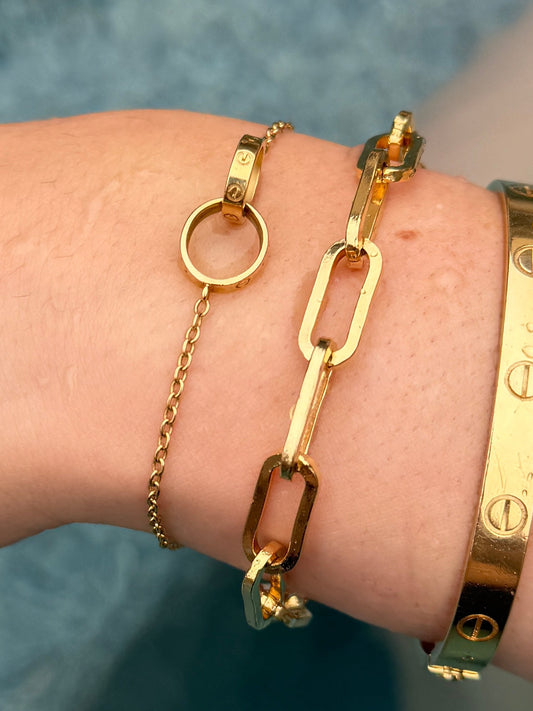 Thick Chain Link Bracelet