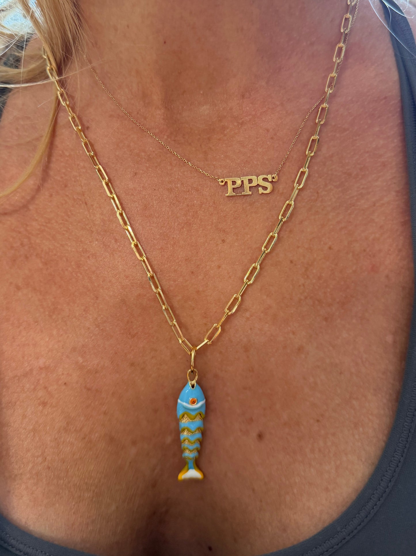 July Fish Necklace