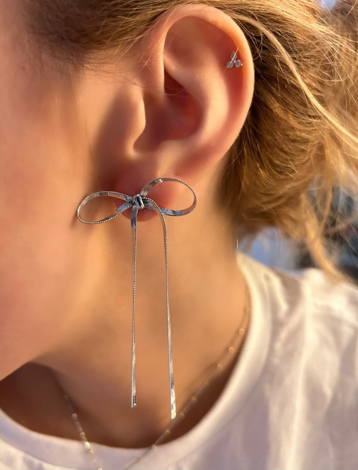 Big Bow Earrings