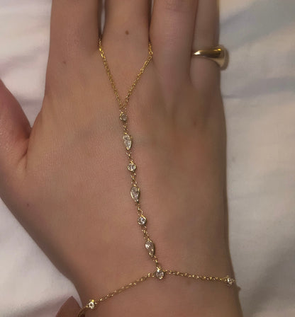 Shaped Bezel hand chain