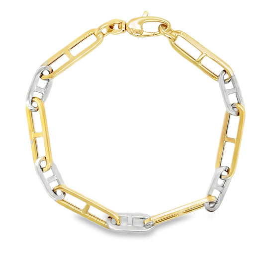 14k Two Tone Bracelet