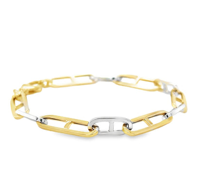 14k Two Tone Bracelet