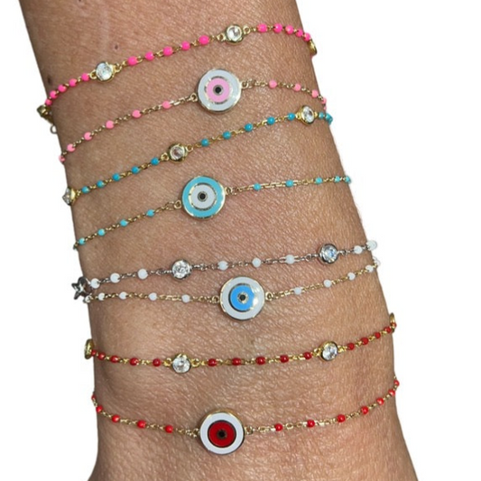 Summer Stackers bracelets