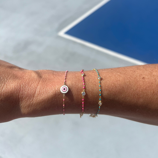 Summer Stackers bracelets