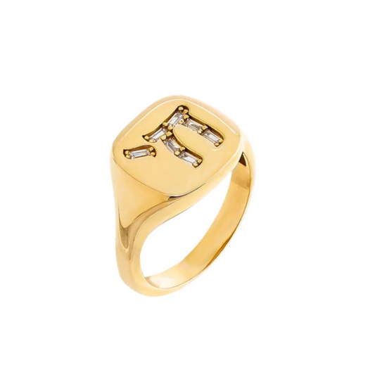 Chai Signet Pinky Ring