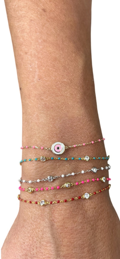 Summer Stackers bracelets