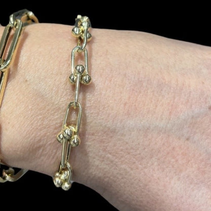 14k Gold Hardwear Bracelet