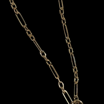 Protect Your Peace, 14k Gold Chain with charm
