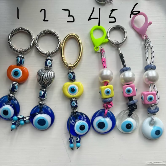 EVIL EYE BAG CHARMS