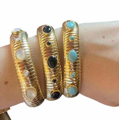 Coil Cuff Bracelets
